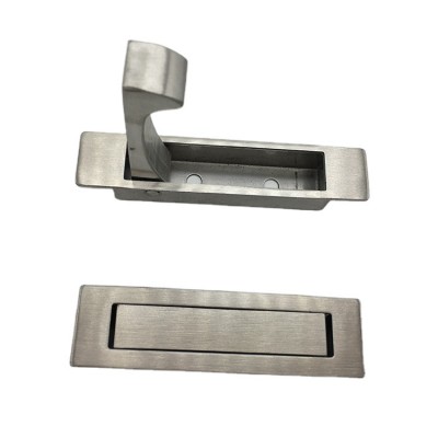 Stainless Steel Decorative Furniture Classical Hidden Recessed Cabinet Flush Pull Handle With Hook