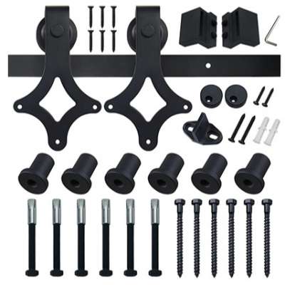 exterior barn door track hardware kit